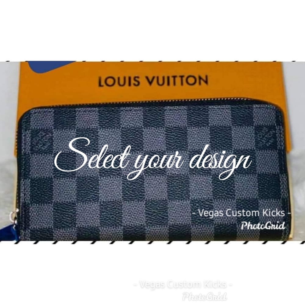 Designer Hand Painted Wallet